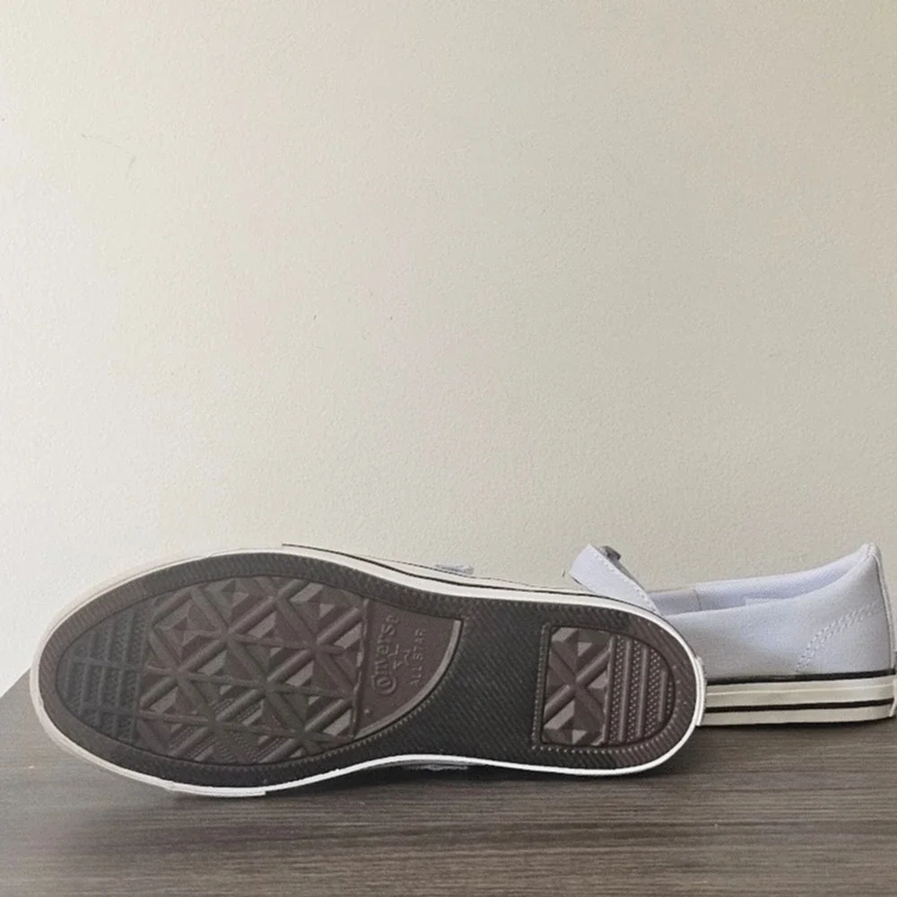 Converse Youth CTAS Dainty Mary Janes Size 3 Blueberry Ice A13445F NWT